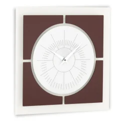 Orologio da Muro in Metacrilato e Cornice in Lino Made in Italy - Battito
