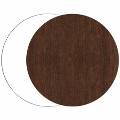 Orologio da Muro Moderno e Rotondo in Legno con Decori di Design - Season