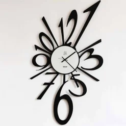 Orologio da Parete di Design in Ferro Nero o Alluminio Made in Italy – Oceano