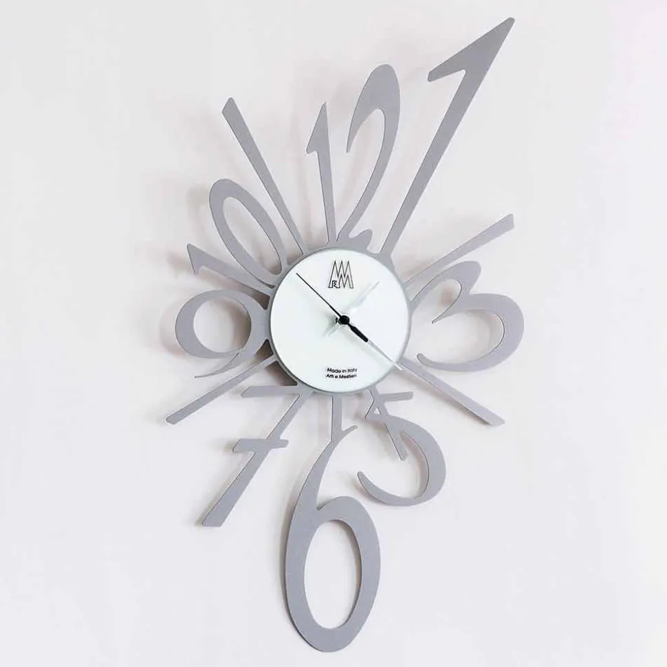 Orologio da Parete di Design in Ferro Nero o Alluminio Made in Italy – Oceano