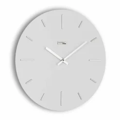 Orologio da parete di design Stratos , disponibile in bianco, grigio o nero