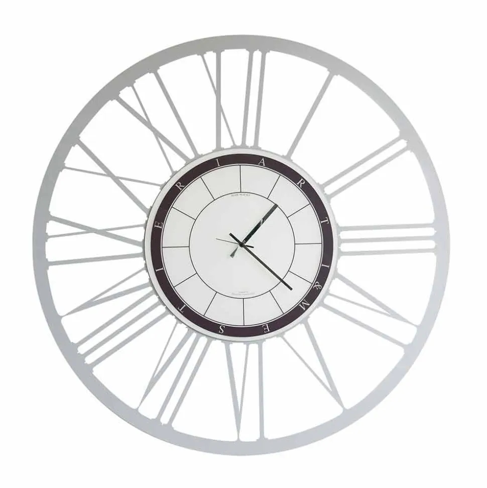 Orologio da Parete di Grande Dimensioni Moderno in Ferro Made in Italy – Einar