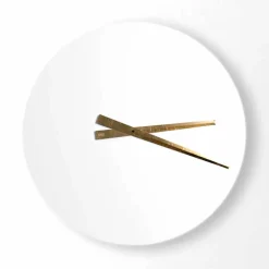 Orologio da Parete Grande Colorato Design Moderno in Legno Rotondo - Dione