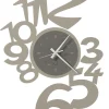 Orologio da Parete in Ferro Design Grande con Numeri Esterni - Acquarius