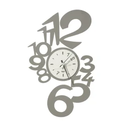 Orologio da Parete in Ferro Design Grande con Numeri Esterni - Acquarius