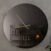 Orologio da Parete in Vetro con Lancette in Ottone Satinato - Radia