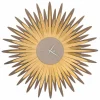 Orologio da Parete Moderno a Forma di Raggiera in Ferro Made in Italy - Fuoco