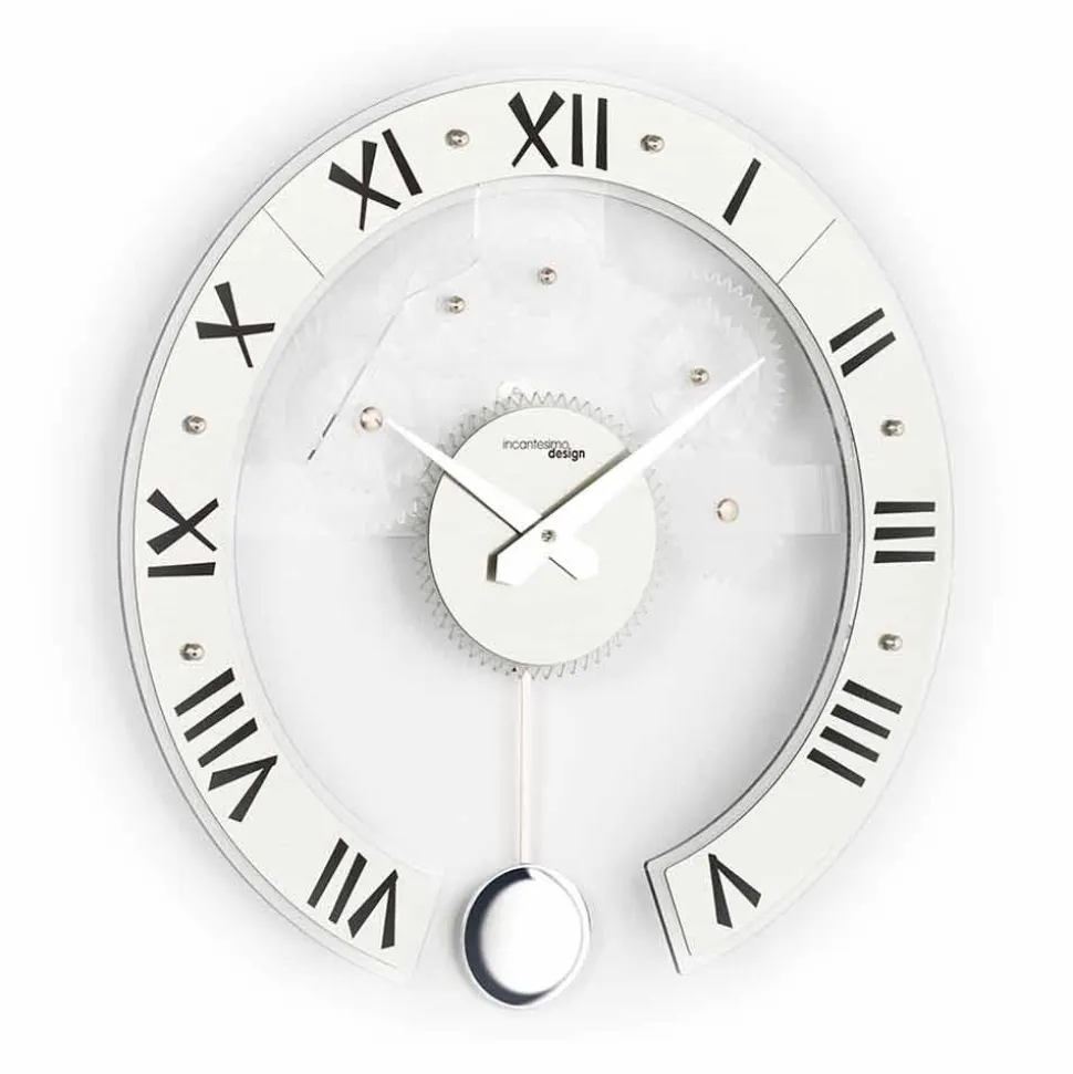 Orologio da parete moderno Betty Pendolo, made in Italy