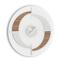 Orologio da parete moderno di design in diverse finiture Giove, fatto in Italia