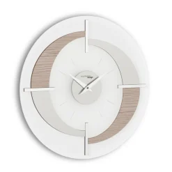 Orologio da parete moderno di design in diverse finiture Giove, fatto in Italia