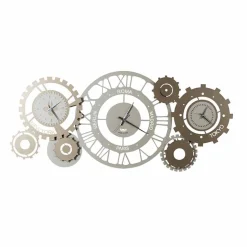 Orologio da Parete Moderno in Ferro con Tre Fusi Made in Italy – Meccanico
