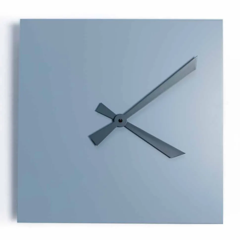 Orologio da Parete Quadrato Industrial e Moderno di Design Italiano - Titano