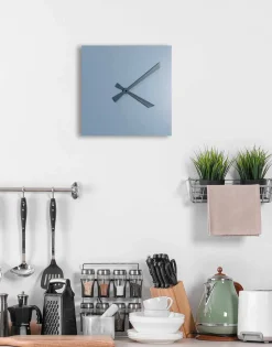 Orologio da Parete Quadrato Industrial e Moderno di Design Italiano - Titano