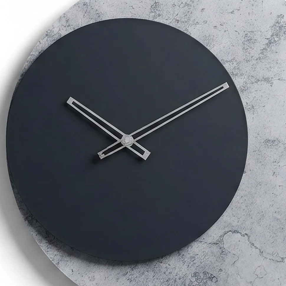 Orologio da Parete Rotondo 50 cm in Metacrilato Stampato Made in Italy - Elara
