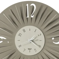 Orologio da Parete Rotondo in Ferro Design Tridimensionale 2 Colori - Heco