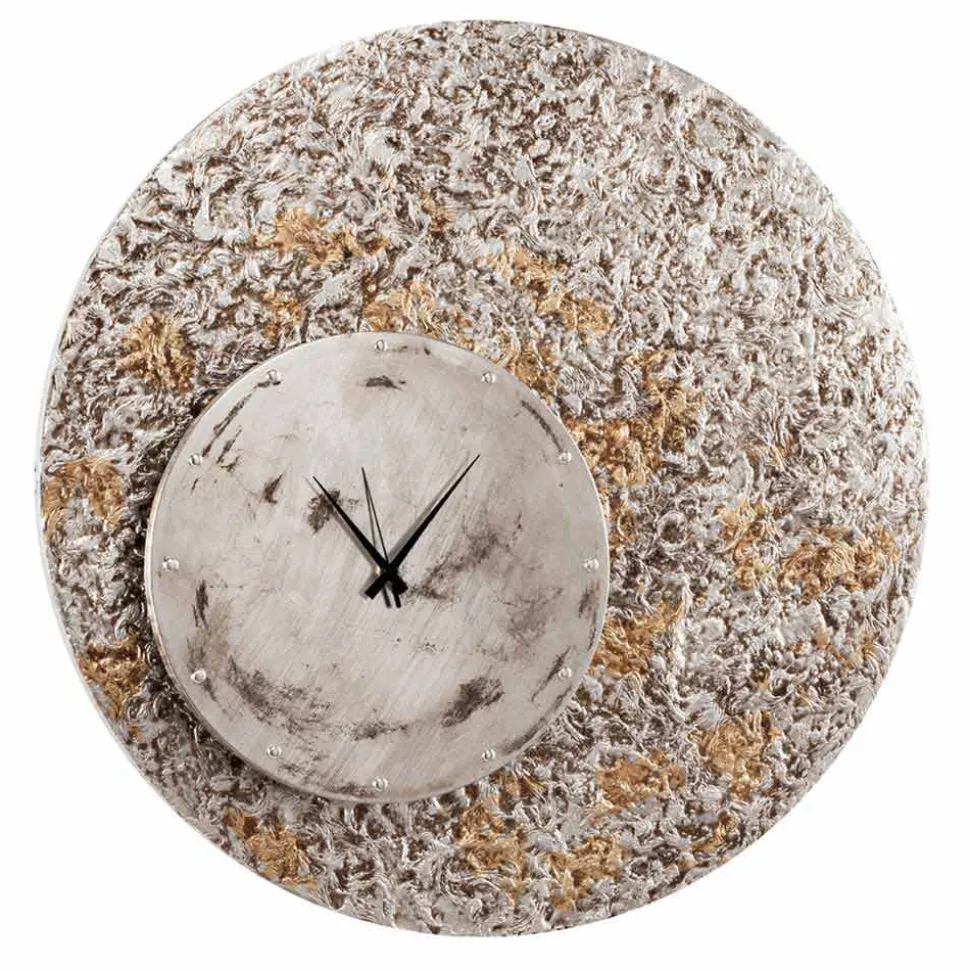 Orologio da parete su due livelli di design made in Italy Eccli
