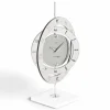 Orologio da tavolo design moderno Plutone, fatto in Italia
