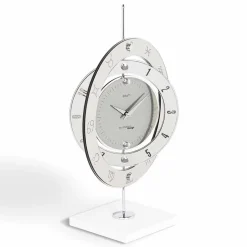 Orologio da tavolo design moderno Plutone, fatto in Italia
