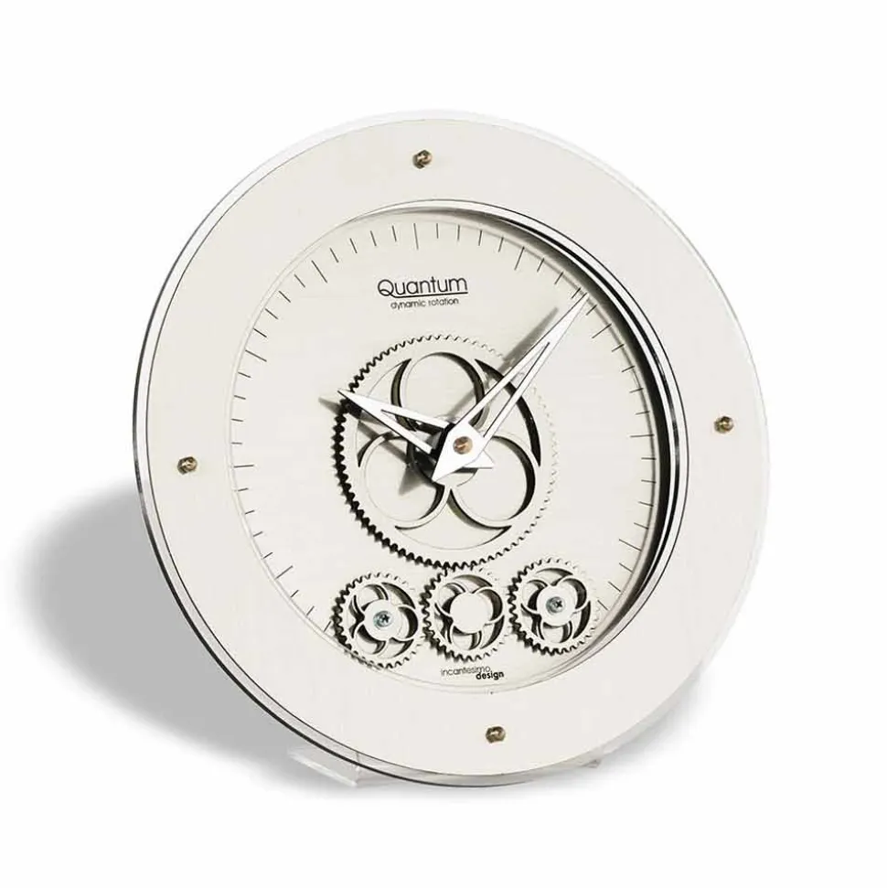 Orologio da tavolo di design Atlantico tondo, made in Italy