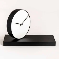 Orologio da Tavolo Girevole con Specchio in Acciaio Made in Italy - Benemerito