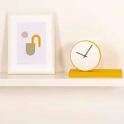 Orologio da Tavolo Girevole con Specchio in Acciaio Made in Italy - Benemerito