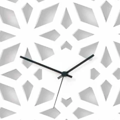 Orologio Grande da Parete in Legno Bianco Tortora Verde o Rosa di Design - Tarto