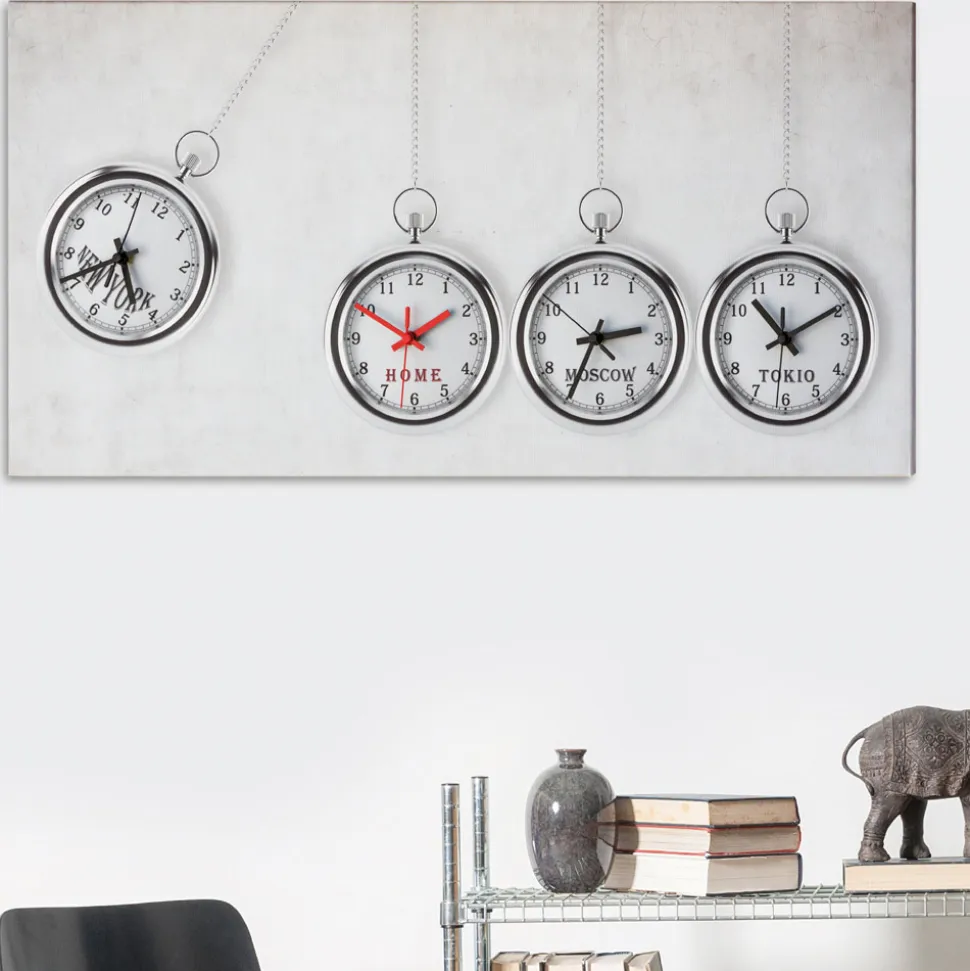 Orologio moderno con 4 fusi che ricordano orologi da taschino Joseph