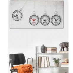 Orologio moderno con 4 fusi che ricordano orologi da taschino Joseph