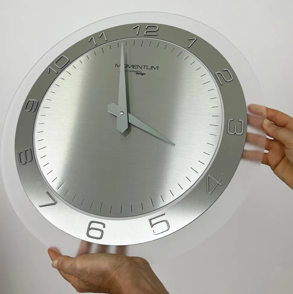 Orologio moderno da muro modello Dininho, made in Italy
