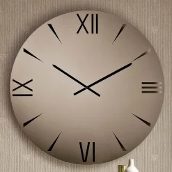 Orologio Rotondo in Vetro Specchiato con Numeri Incisi a Laser - Clelia