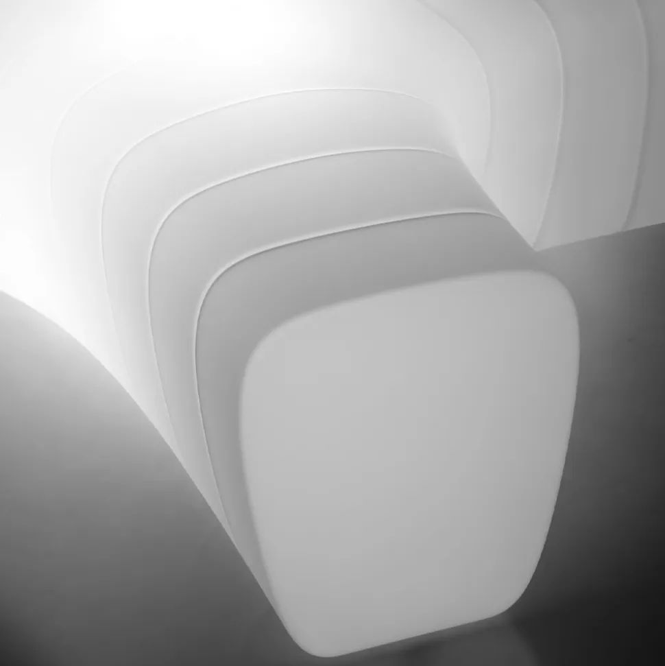 Panca Luminosa da Giardino in Polietilene con LED Made in Italy - Galatea