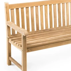 Panchina da Giardino in Teak Naturale di Varie Misure – Yggdrasil