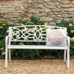 Panchina da Giardino Realizzata in Metallo di Diverse Finiture - Spillatrice