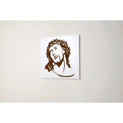 Pannello Bianco che Raffigura il Volto di Cristo Made in Italy - Akari