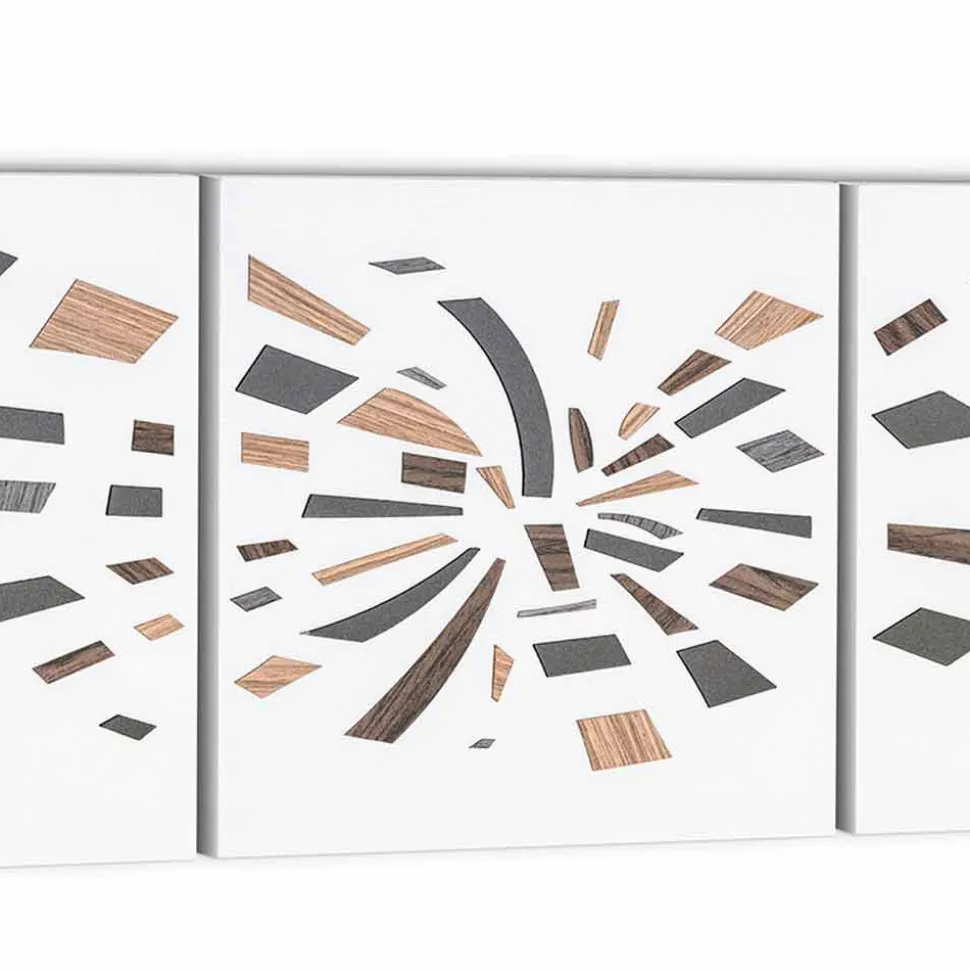 Pannello Decorativo a Muro in Tela 135x45 Made in Italy Design Moderno - Beatris