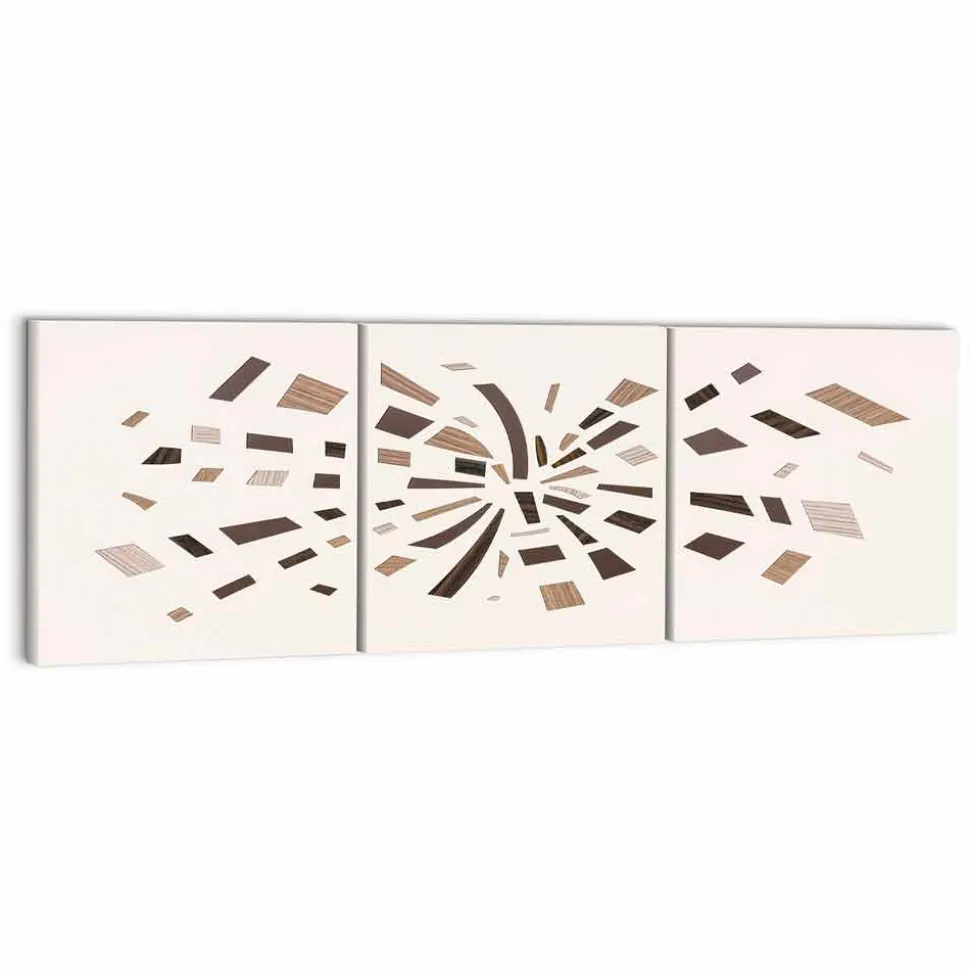 Pannello Decorativo a Muro in Tela 135x45 Made in Italy Design Moderno - Beatris