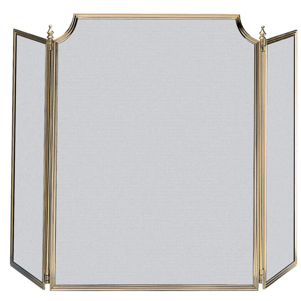 Parascintille con Rete Fine Nera e Ottone Made in Italy - Balena