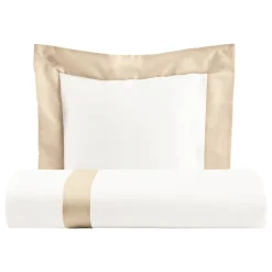 Parure Copripiumino in 100% Cotone e 10% Raso di Cotone con 1 Federa - Dettaglio