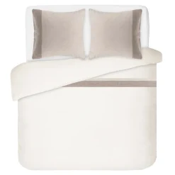 Parure Copripiumino in 90% Cotone e 10% Lino con 2 Federe Made in Italy - Nestle