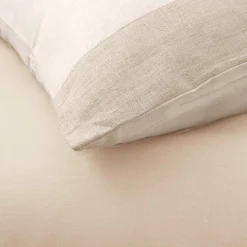 Parure Copripiumino in 90% Cotone e 10% Lino con 2 Federe Made in Italy - Nestle
