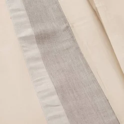 Parure Copripiumino in 90% Cotone e 10% Lino con 1 Federa Made in Italy - Nestle