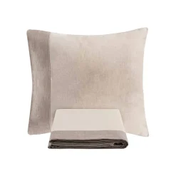 Parure Copripiumino in 90% Cotone e 10% Lino con 1 Federa Made in Italy - Nestle