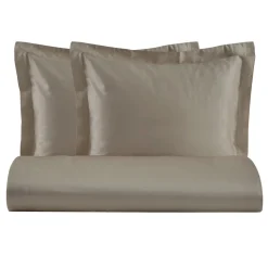 Parure Copripiumino in 100% Raso di Cotone con 2 Federe Made in Italy - Fluffy