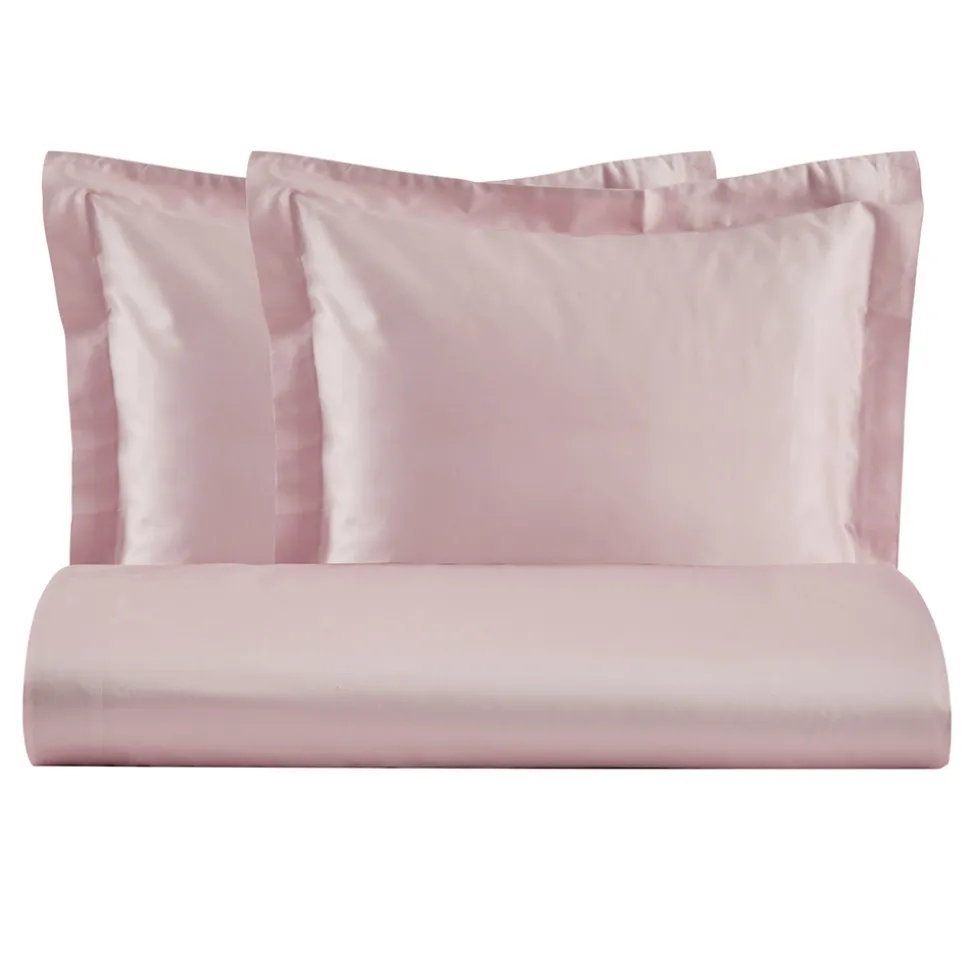 Parure Copripiumino in 100% Raso di Cotone con 2 Federe Made in Italy - Fluffy