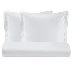 Parure Copripiumino in 100% Raso di Cotone con 2 Federe Made in Italy - Fluffy