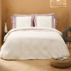 Parure Copripiumino King Size in 100% Cotone e 10% Raso di Cotone - Dettaglio