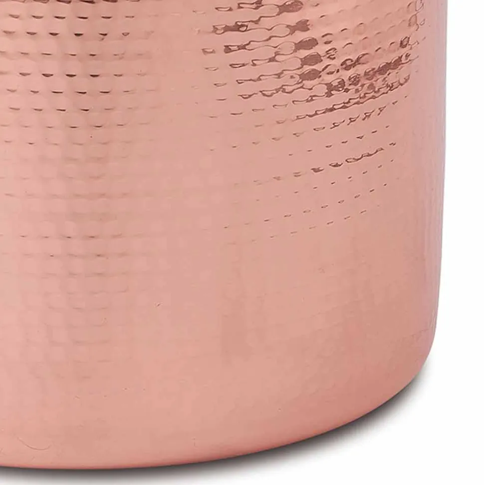 Pentola Alta in Rame Stagnato a Mano con Manici e Coperchio 24 cm - Mariarita