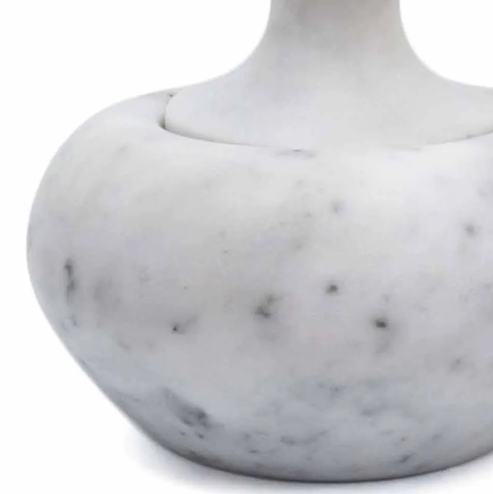 Pestello Schiaccianoci in Marmo Bianco di Carrara Made in Italy - Cullio