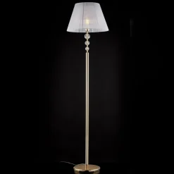 Piantana in Cristallo con Paralume Made in Italy - Madrid