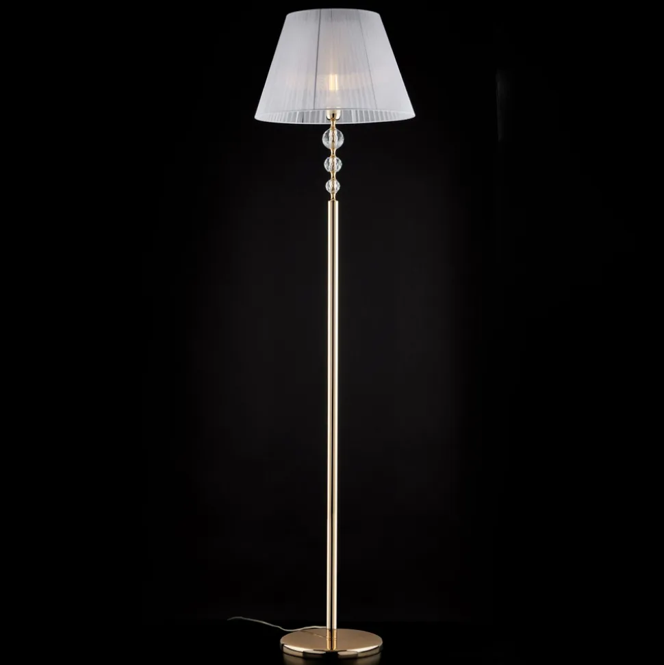 Piantana in Cristallo con Paralume Made in Italy - Madrid